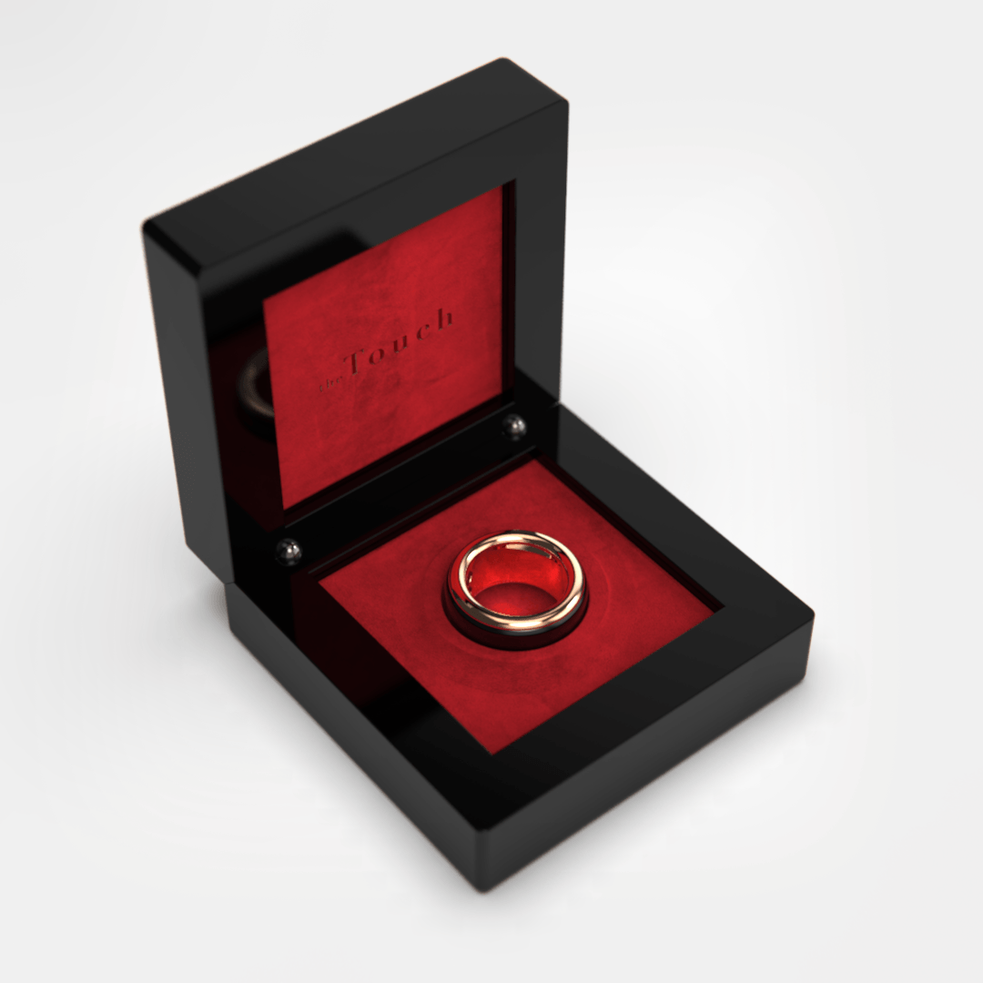 HB Ring 18K Solid Gold - Red